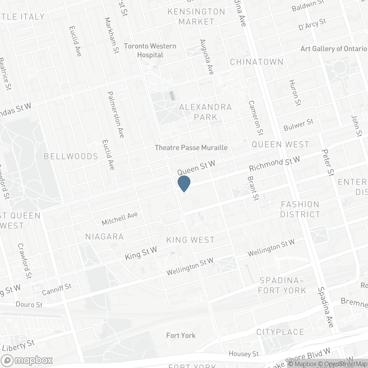 1106 - 608 RICHMOND STREET W, Toronto, Ontario M5V 0N9